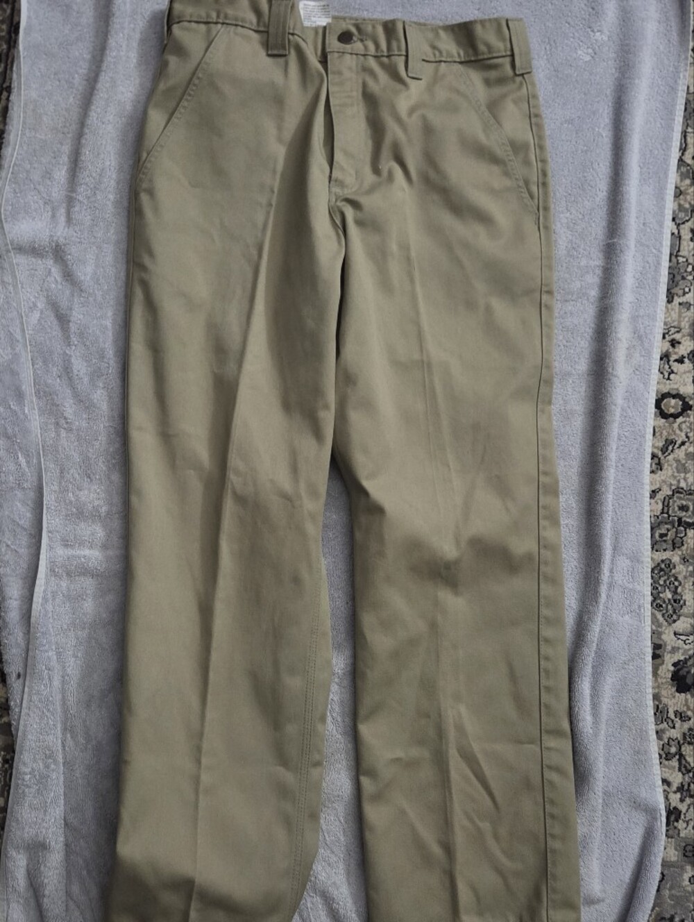 Carhartt B290 KHI Men's Blended Twill Work Pants Chino Khaki Tan 34x30